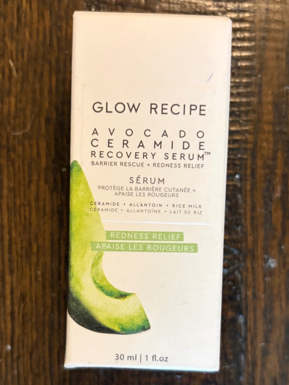 Glow recipe Avocado Ceramide Recovery Serum 30ml 1 oz